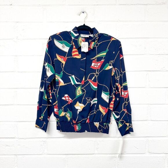 Alfred Dunner Vintage Natutical Top NWT - Picture 1 of 2